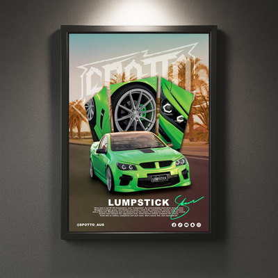 Lumpstick Graphic Poster Signed By Spotto (100 Available)
