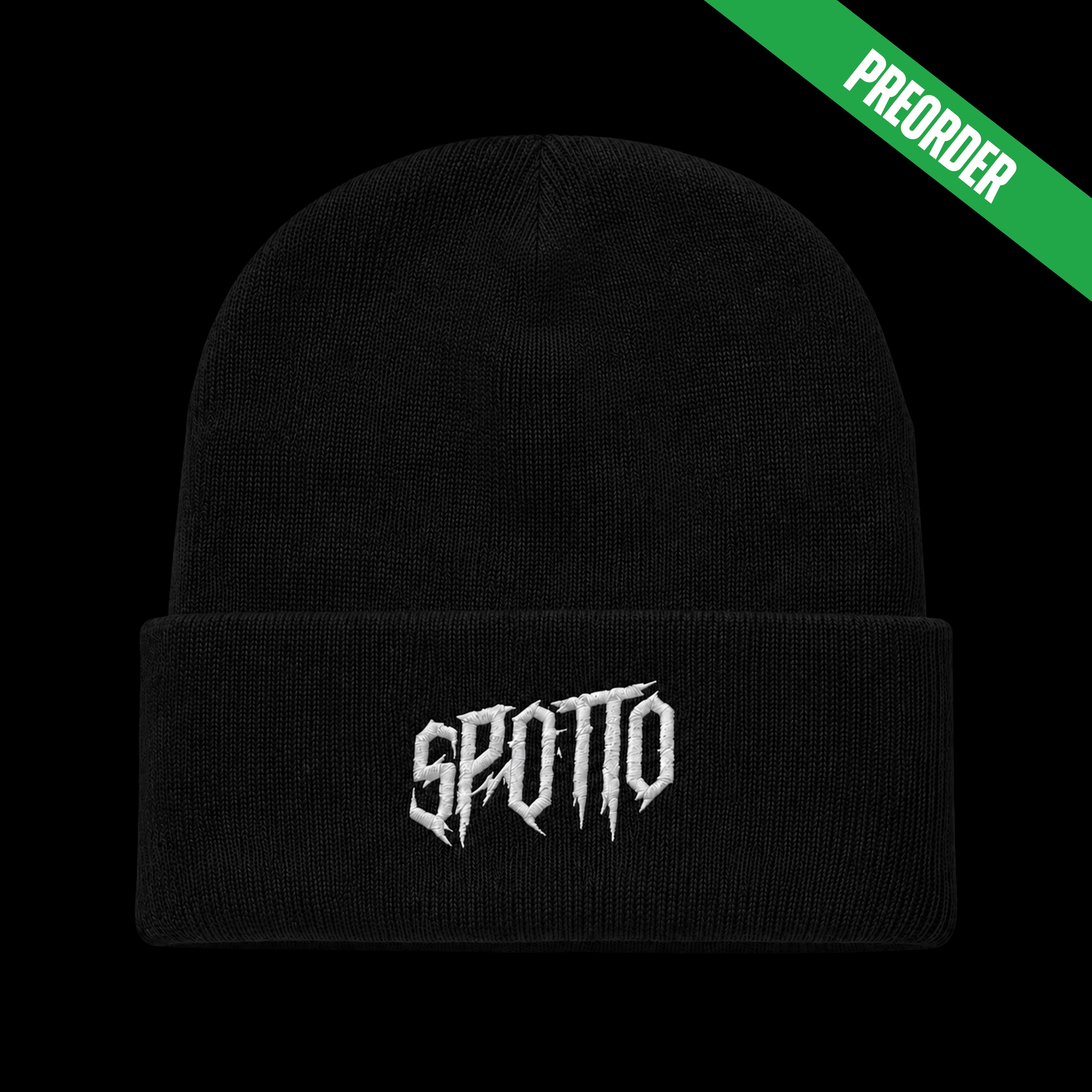 Official - Black Spotto Beanie (PREORDER)